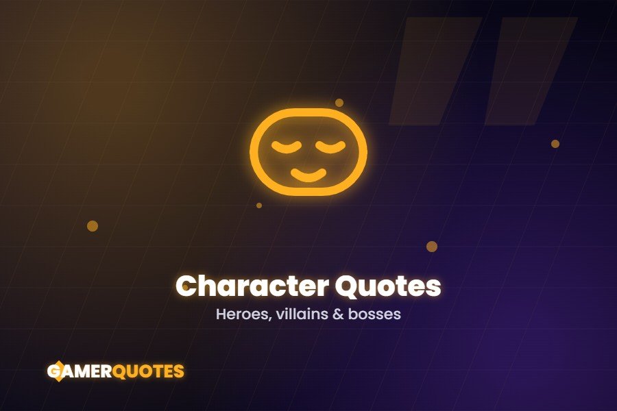 Video game character quotes